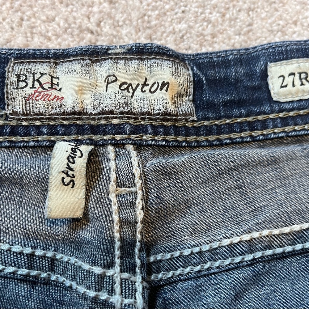 Two pairs BKE Denim jeans 27rx31.5 - Picture 7 of 8